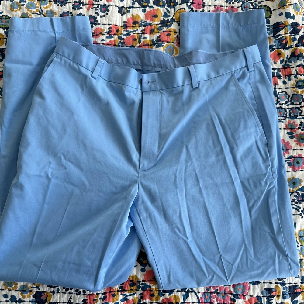 Brooks Brothers size 38x32 blue lightweight advantage Chinko, Clark pants